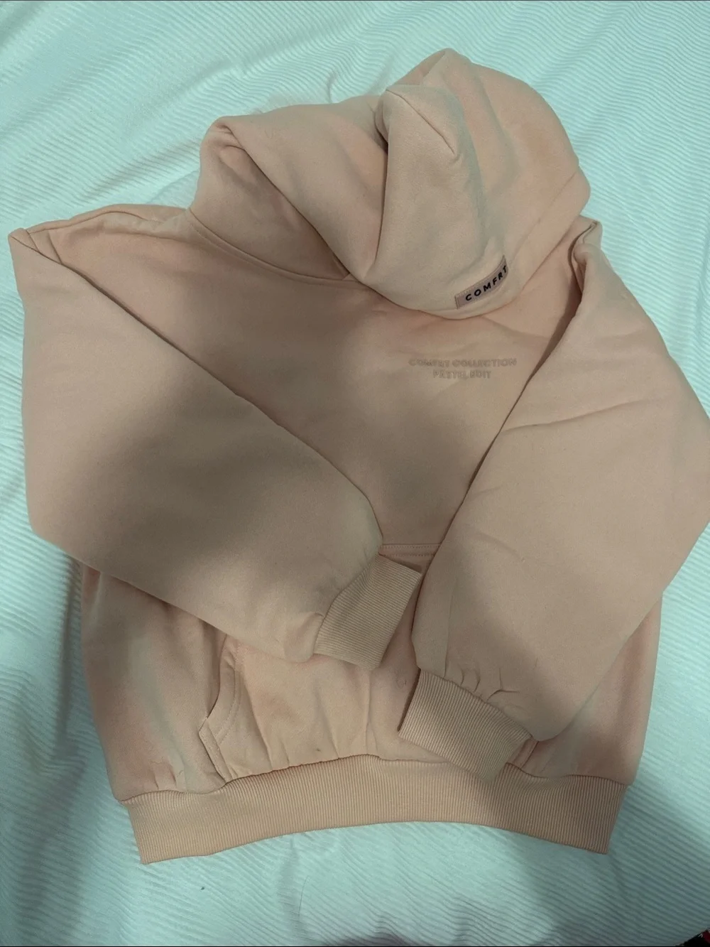 Kids Comfrt Hoodie - Blush Pink (Size Large, Never worn)